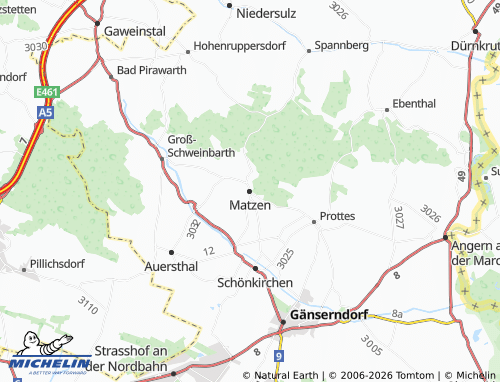 MICHELIN Matzen-Raggendorf map - ViaMichelin