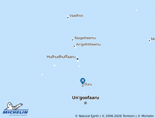 Mappa MICHELIN Hulhudhuffaaru - ViaMichelin