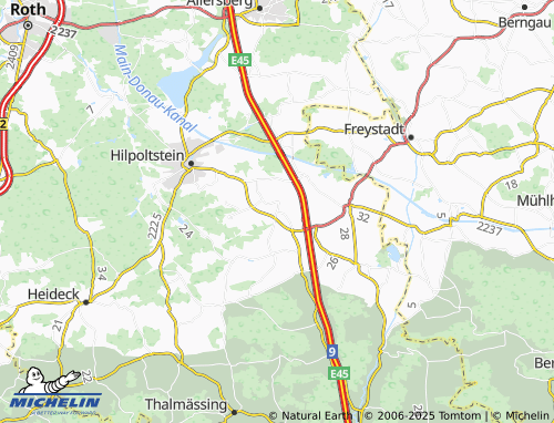 MICHELIN Jahrsdorf map - ViaMichelin