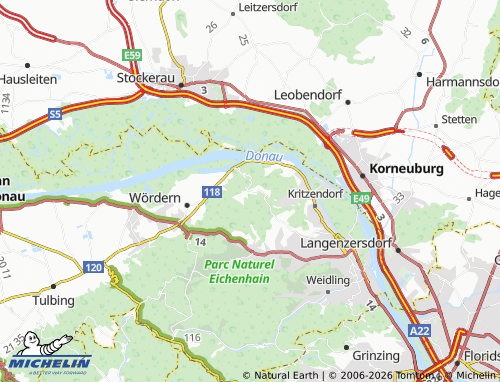 Mapa MICHELIN Hadersfeld - ViaMichelin