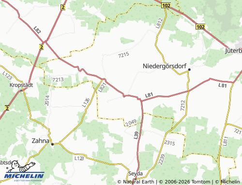 Mapa MICHELIN Blönsdorf - ViaMichelin