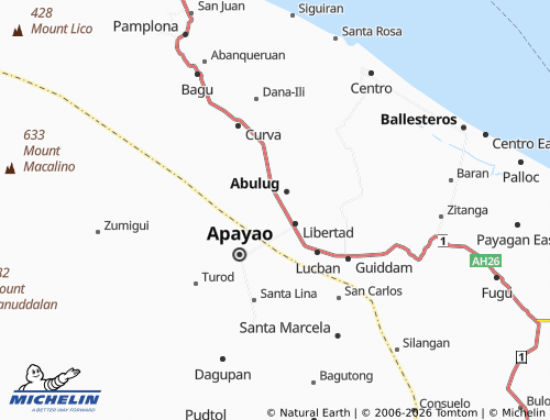 Mappa MICHELIN Calog Norte - ViaMichelin