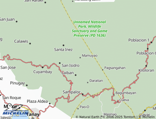 MICHELIN Cayabu map - ViaMichelin