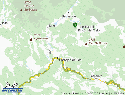 MICHELIN Liri map - ViaMichelin