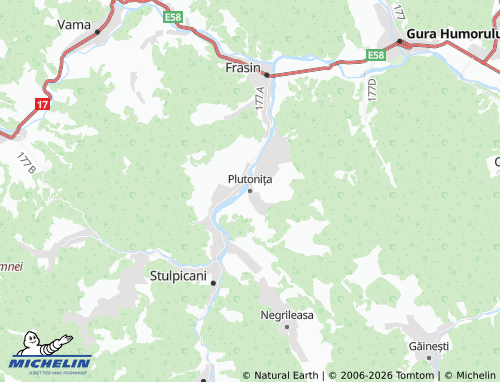 Mappa MICHELIN Plutonița - ViaMichelin