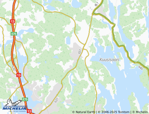 MICHELIN Tiituspohja map - ViaMichelin