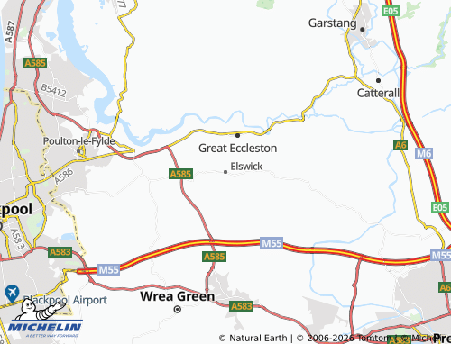 MICHELIN Elswick map - ViaMichelin