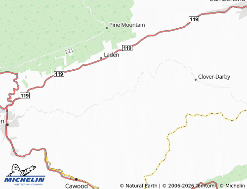 Carte MICHELIN Short Town - ViaMichelin
