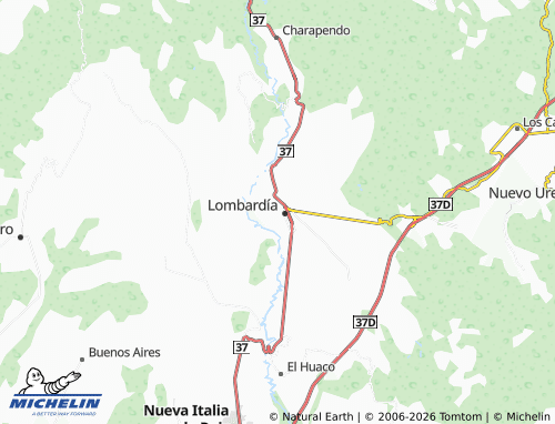 Mapa MICHELIN El Cerrito - ViaMichelin