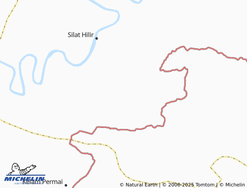 MICHELIN Sungai Sena map - ViaMichelin