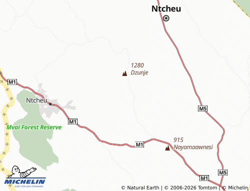 MICHELIN Lipenga map - ViaMichelin