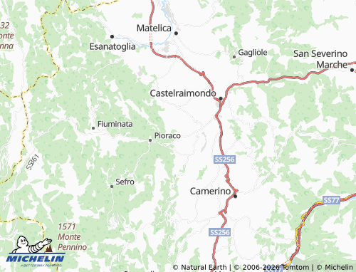 Mappa MICHELIN Paradiso-Prata - ViaMichelin