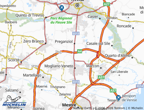 Kaart MICHELIN Boschetta - ViaMichelin