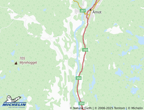 MICHELIN Skotselv map - ViaMichelin
