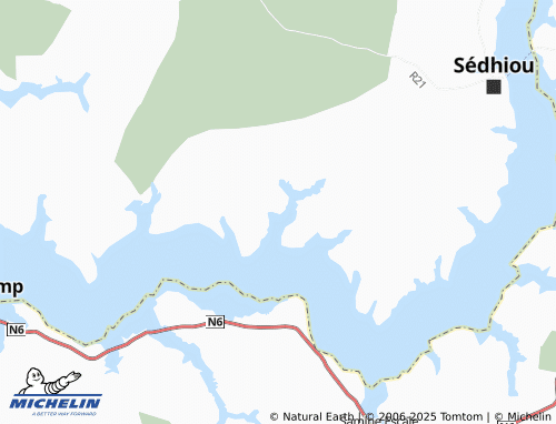 Kaart MICHELIN Kinndiri - ViaMichelin