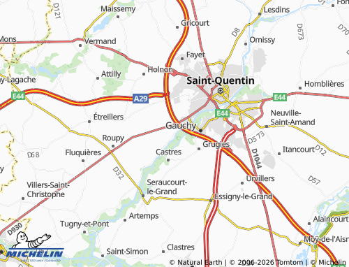 Mappa MICHELIN Dallon - ViaMichelin
