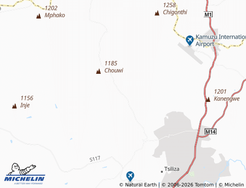 Mappa MICHELIN Mngwangwa - ViaMichelin