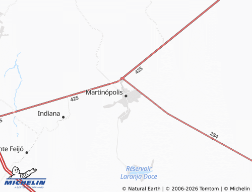Mapa MICHELIN Martinópolis - ViaMichelin