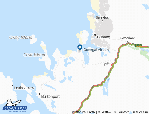 MICHELIN Mullaghduff Scotch map - ViaMichelin