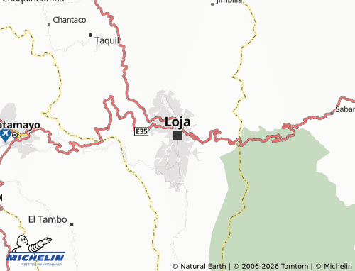 MICHELIN Loja map - ViaMichelin
