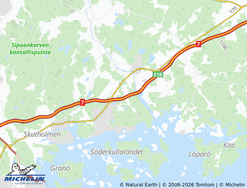 MICHELIN-Landkarte Skräddarby - ViaMichelin
