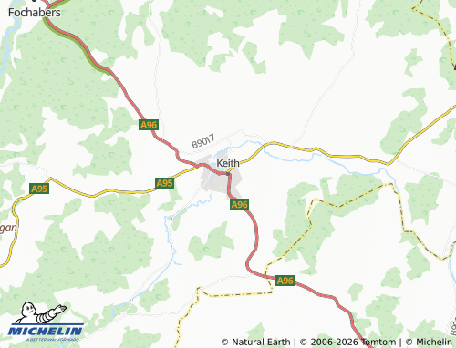 Carte MICHELIN Keith - ViaMichelin