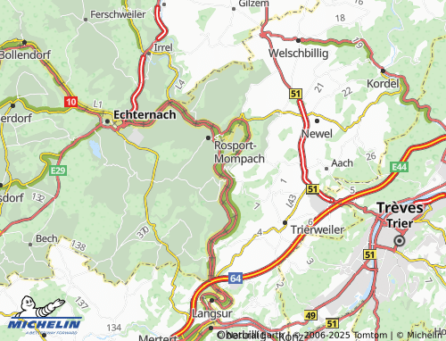 MICHELIN-Landkarte Wintersdorf - ViaMichelin