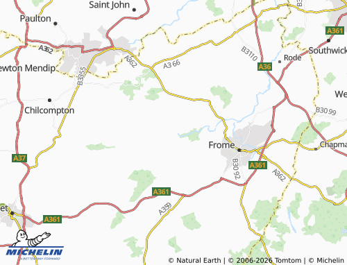 Mappa MICHELIN Mells - ViaMichelin