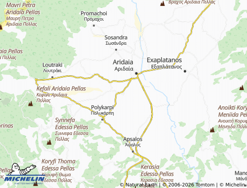 MICHELIN Chrysa map - ViaMichelin