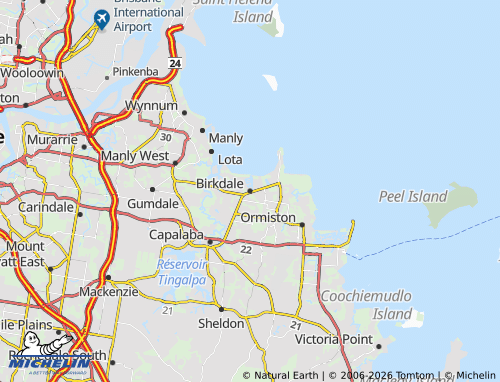 Mappa MICHELIN Birkdale - ViaMichelin