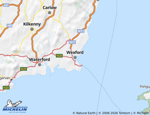 MICHELIN Wexford map - ViaMichelin