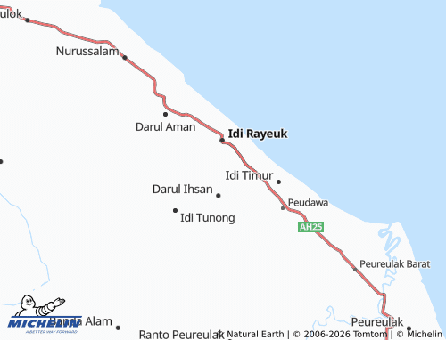 MICHELIN Buket Peulawi map - ViaMichelin