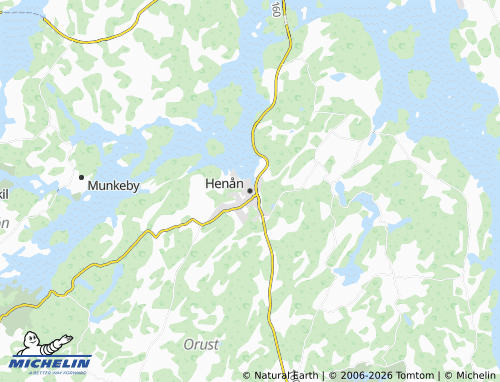 Carte MICHELIN Henån - ViaMichelin