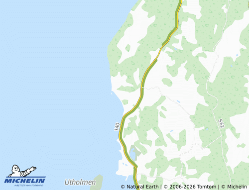 MICHELIN-Landkarte Gnisvärd - ViaMichelin