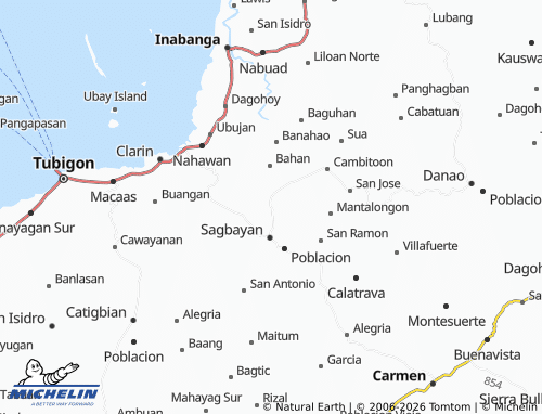 MICHELIN Canmaya Centro map - ViaMichelin