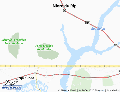 MICHELIN Taoua map - ViaMichelin