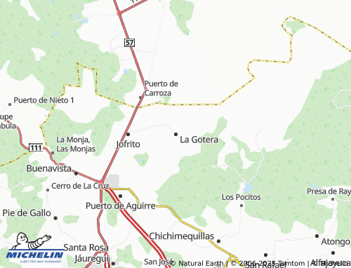 MICHELIN La Gotera map - ViaMichelin