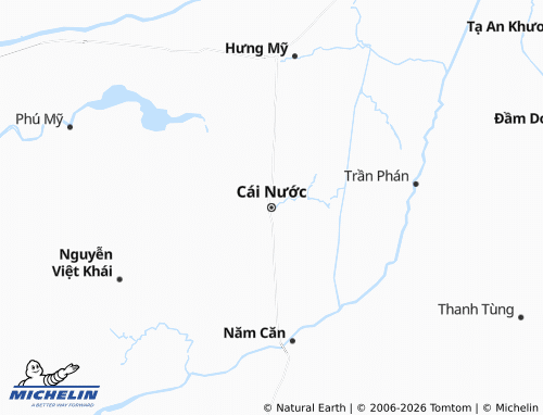 Mapa MICHELIN Cái Nước - ViaMichelin