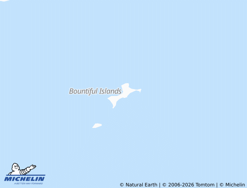 MICHELIN Bountiful Islands map - ViaMichelin