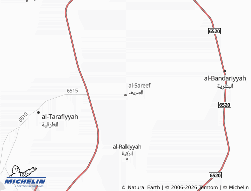 MICHELIN-Landkarte al-Sareef - ViaMichelin