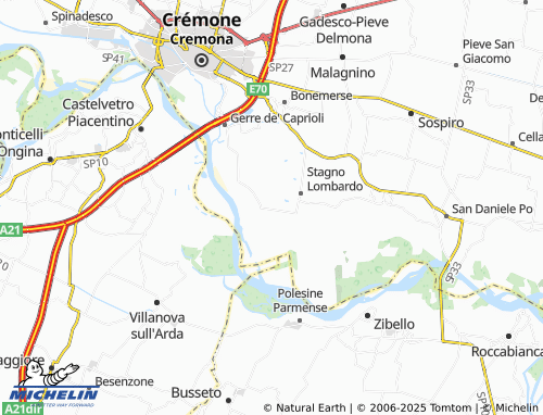 MICHELIN Brancere map - ViaMichelin