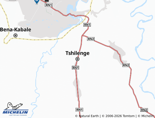 Mappa MICHELIN Tshilenge - ViaMichelin