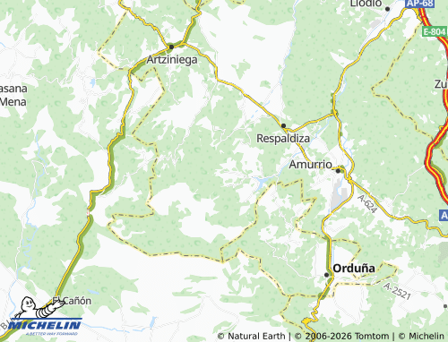 MICHELIN Salmantón map - ViaMichelin
