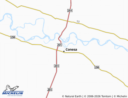 Mappa MICHELIN General Conesa - ViaMichelin