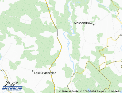MICHELIN Paskrzyn map - ViaMichelin