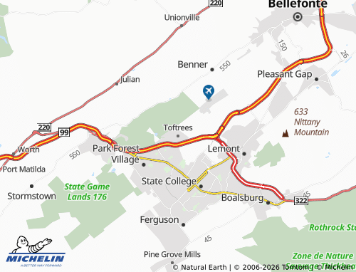 Mappa MICHELIN Toftrees - ViaMichelin