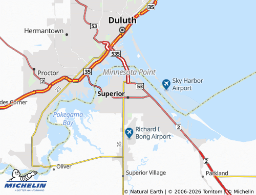 Mappa MICHELIN Superior - ViaMichelin