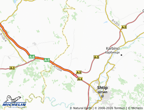 Mapa MICHELIN Vrsakovo - ViaMichelin