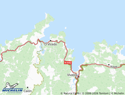MICHELIN Cabo de Vila map - ViaMichelin