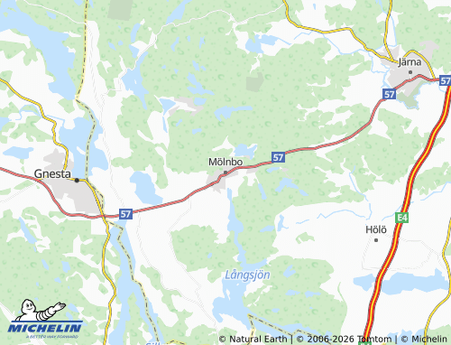 Mapa MICHELIN Mölnbo - ViaMichelin